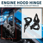 Hood Hinges for Honda HR-V 2016-2022 Front Bonnet Bracket 2 x Covers
