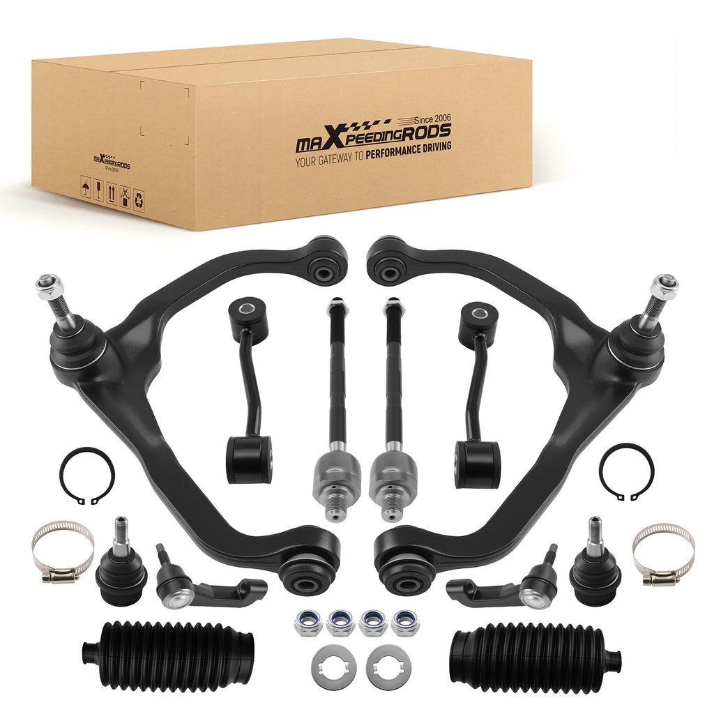 Front Control Arm Ball Joint Tie Rod End Links Kit for Dodge Nitro Jeep Liberty (2007–2012)