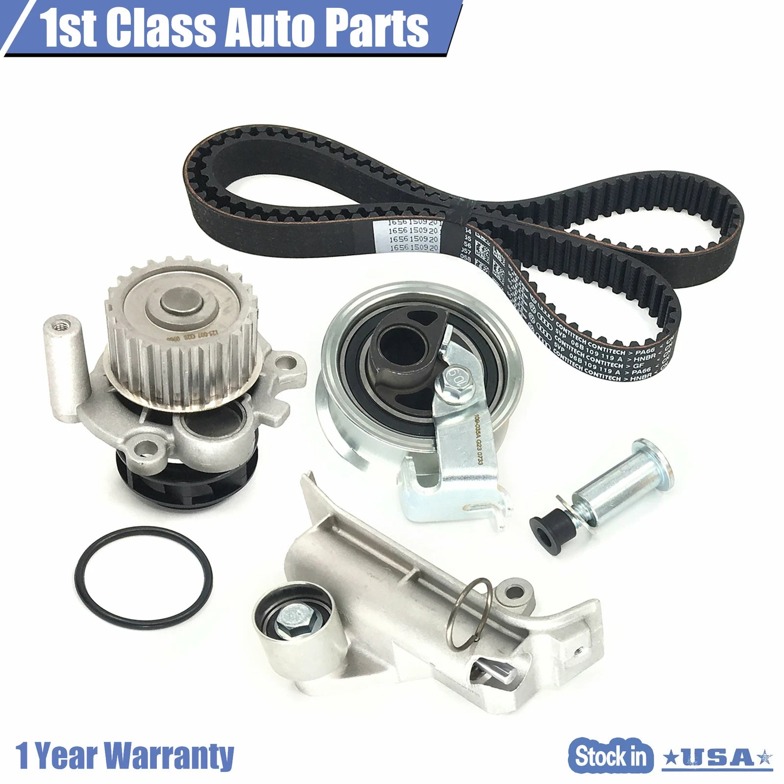 Timing Belt Water Pump Set for VW Beetle Golf Jetta Passat Audi TT