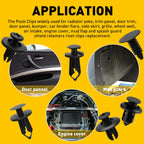 Set of 190 Car Clips for Fender Push Pin Fastener (Universal)