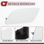 Front Left Washer Nozzle Cover Cap for Audi A6 C7 (2012–2017) 1 Pcs White