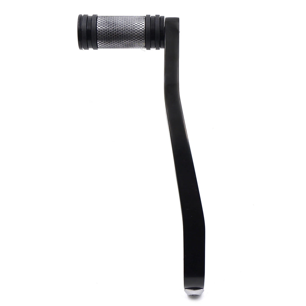 Black Foot Shift Lever w/ Shifter Peg for Harley Dyna FLD FXD FXDF (1991–2017)