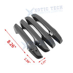 Carbon Fiber Style Door Handle Molding Covers for Honda CR-V (2017-2022)