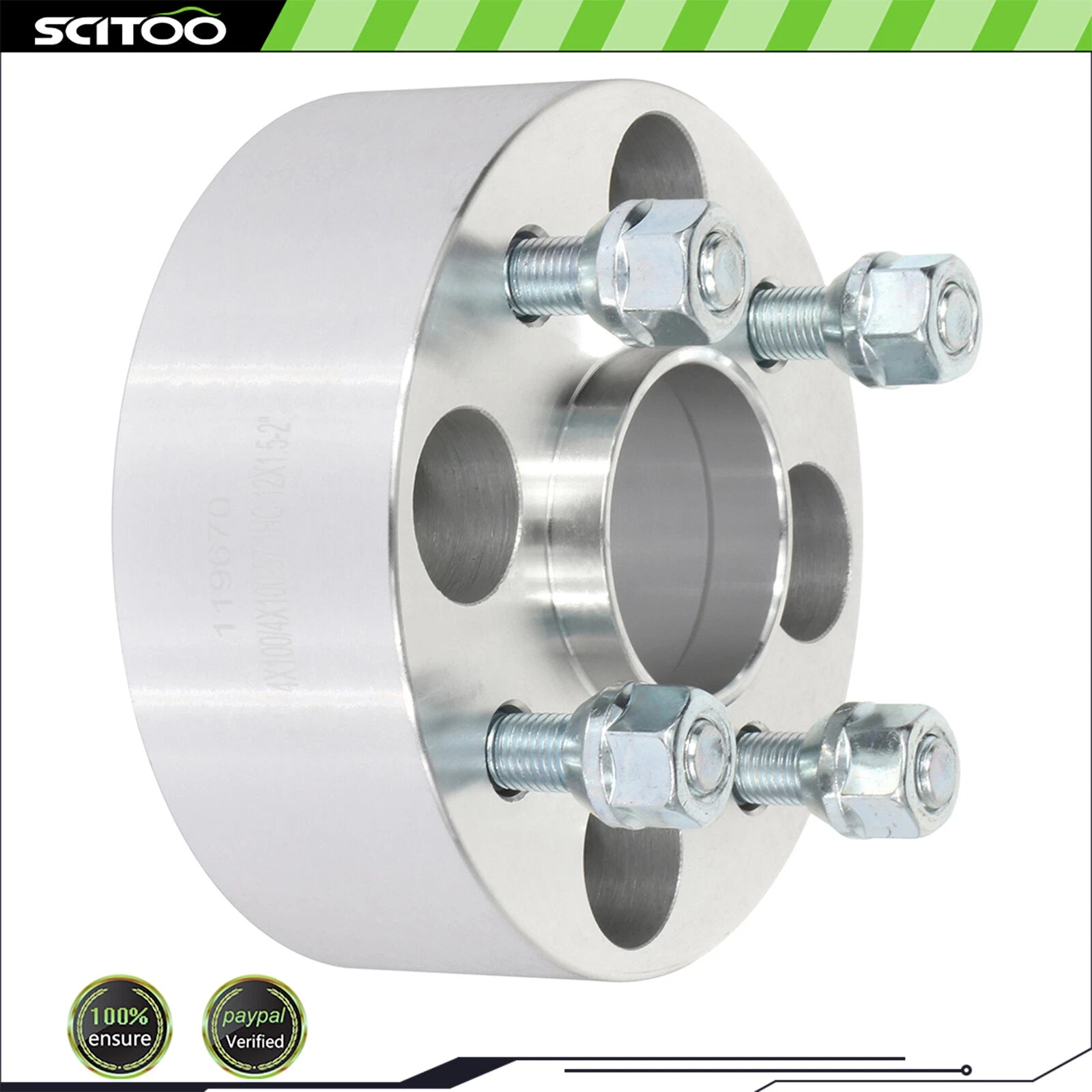4X 4x100 2" Wheel Spacers 12x1.5 for Pontiac G5, Chevy Cobalt, Dodge Caravan, Neon
