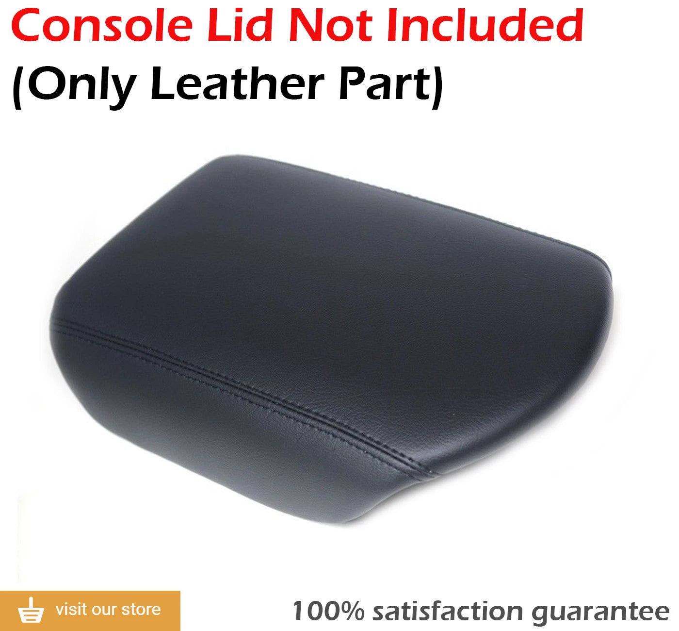 Leather Synthetic Console Armrest Cover for Nissan GTR (2009–2019)