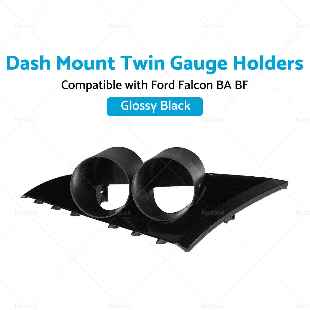 Dash Mount Twin Gauge Holders for Ford Falcon BA BF XR6 XR8 XR6T (2002–2010)