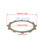 Clutch Friction Plates Kit for Kawasaki VN1700 Vulcan 1700 Nomad (2009–2016)