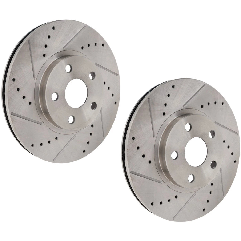 Front Brake Disc Rotors for Scion tC Toyota Matrix Corolla Pontiac Vibe
