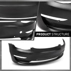 Front Bumper Cover and Grille Set for Tesla Model 3 (2017–2023)