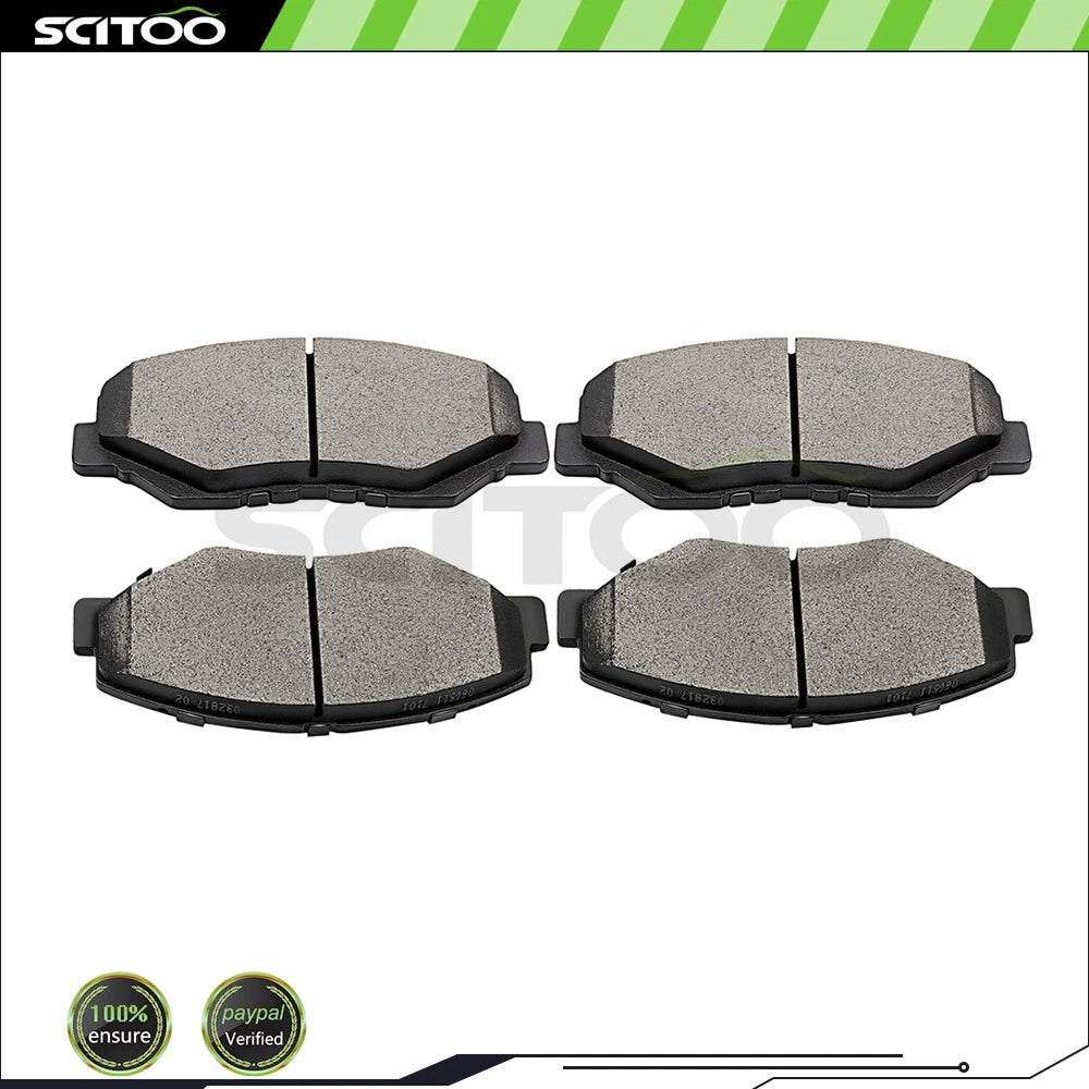 4X Front Ceramic Brake Pads for Honda Accord L4 (2003–2007)