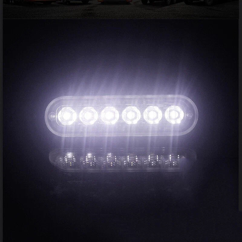 6LED White Work Light Bar for Off-road Vehicle DC 12V-24V