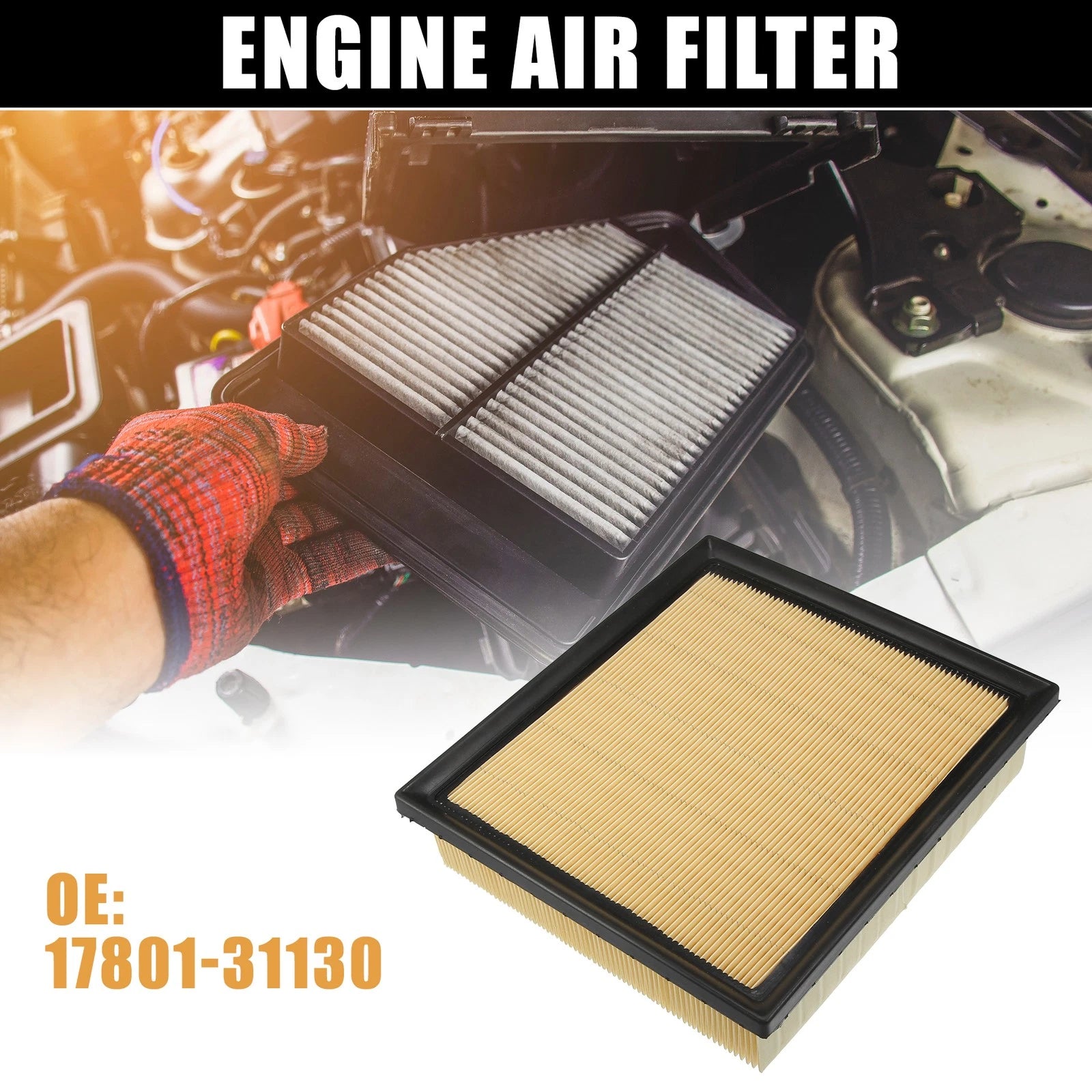 Engine Air Filter 17801-31130 for Lexus ES350 (2013–2020)
