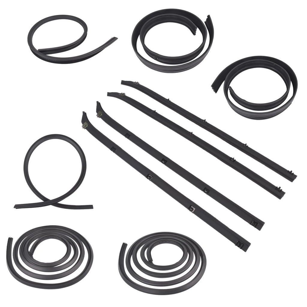 10Pcs Weatherstrip Seal Kit for Dodge D150 D250 W150 W250 (1975–1993)