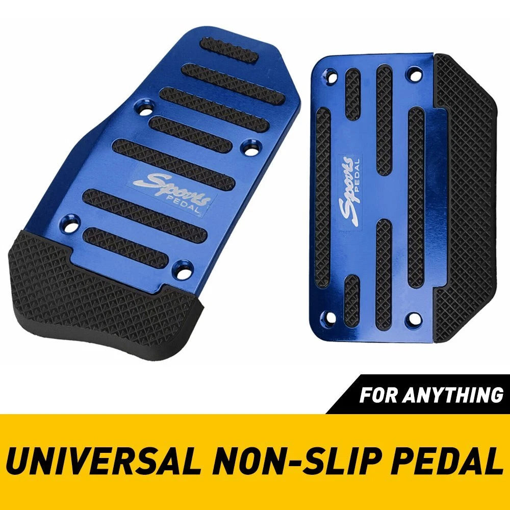 Brake Foot Pedal Pad Cover for Car (Non-Automatic, Blue)