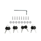 Set of 2 Roof Rack Cross Bars for VW Golf GTI e-Golf (2015–2021)