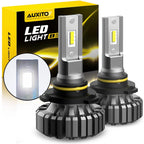 2X AUXITO 9006 Low Beam LED Headlight Bulbs for Halogen Replacement (N/A)