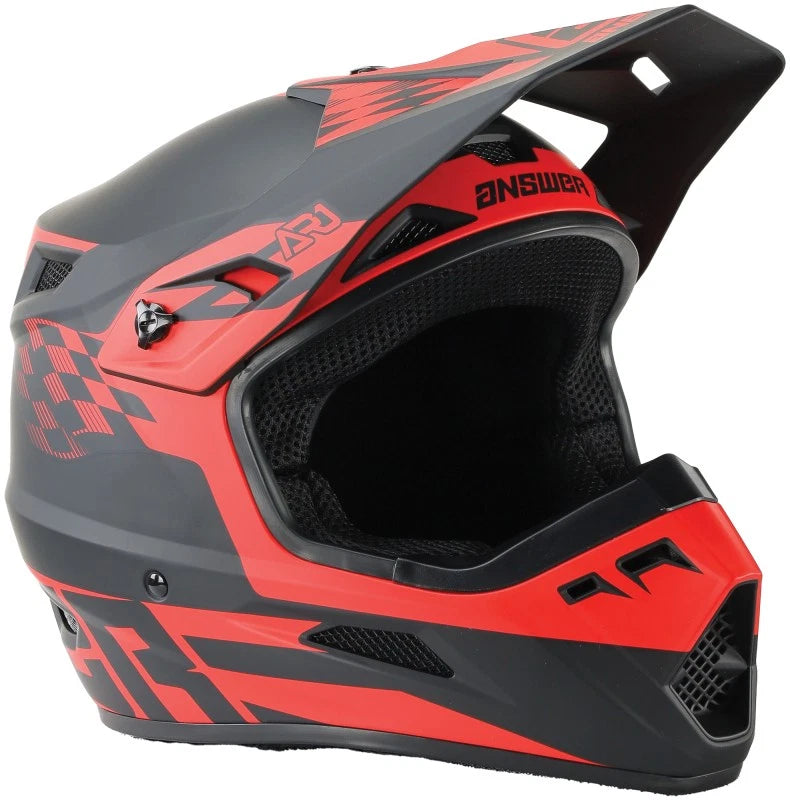 AR1 Sweep Helmet for Answer (Black/Red, XL)