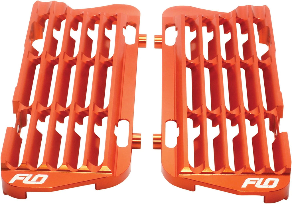 High Flow Radiator Braces for - Orange