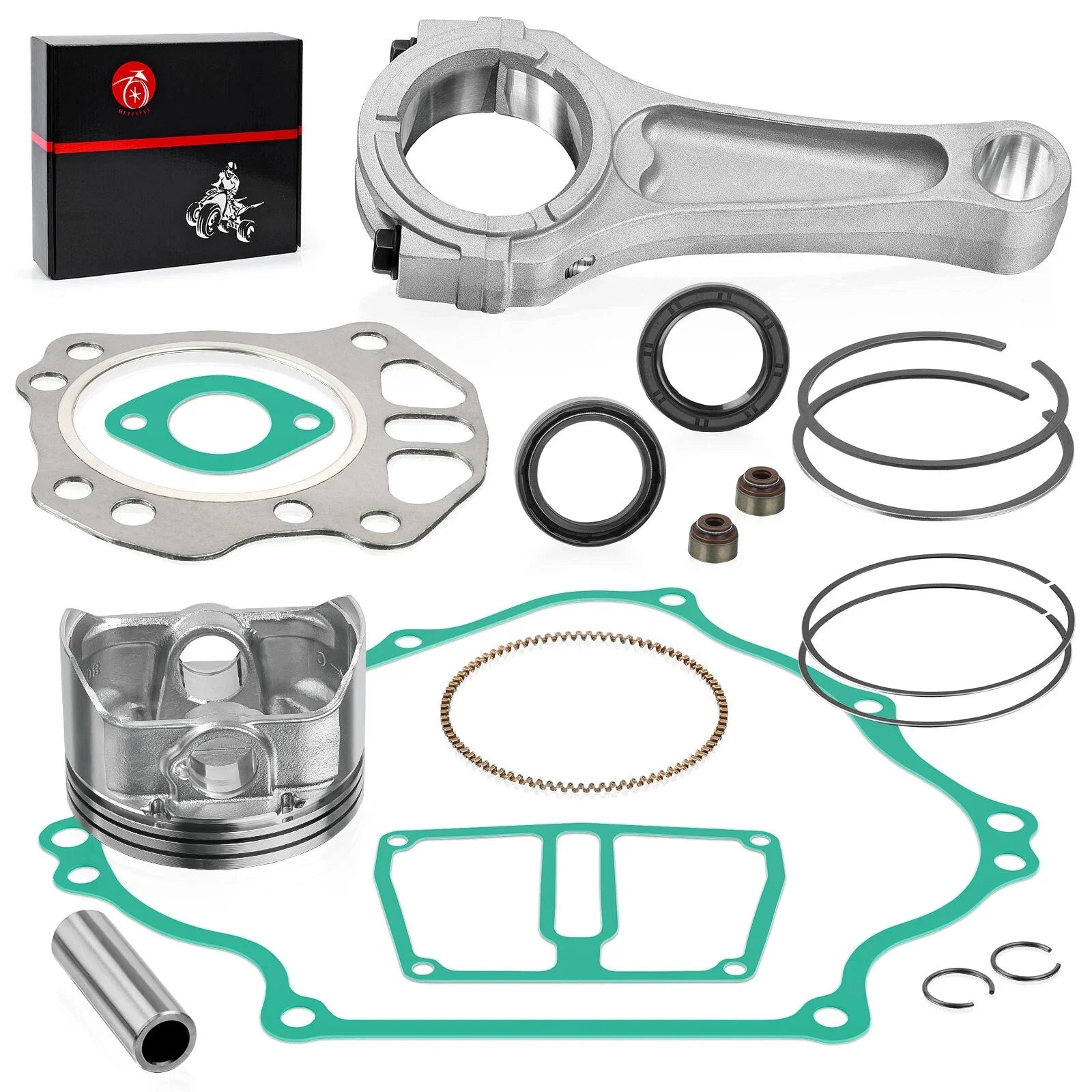 Piston Gaskets Connecting Rod for Kawasaki Mule 600/610