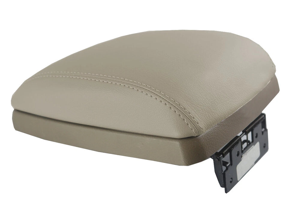 Leather Console Lid Pull Over Cover for Kia Sorento (2004–2009) Beige