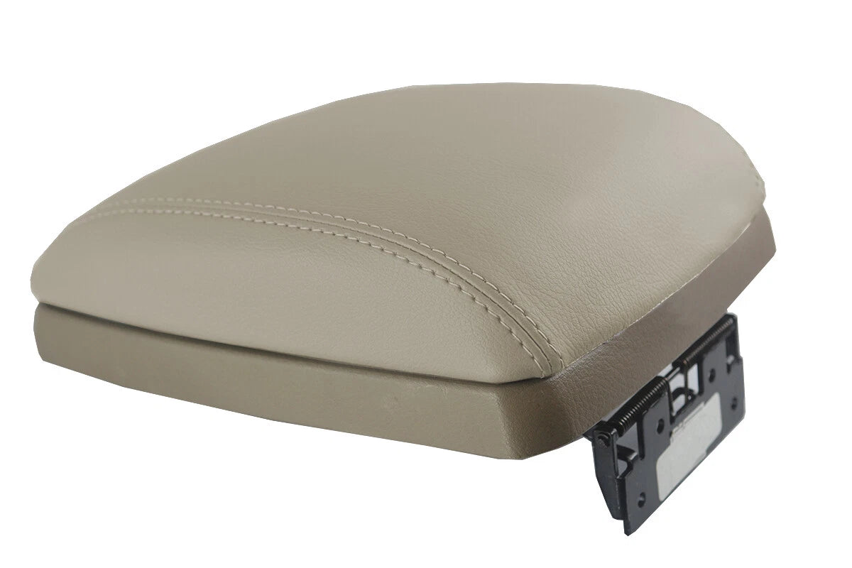 Leather Console Lid Pull Over Cover for Kia Sorento (2004–2009) Beige