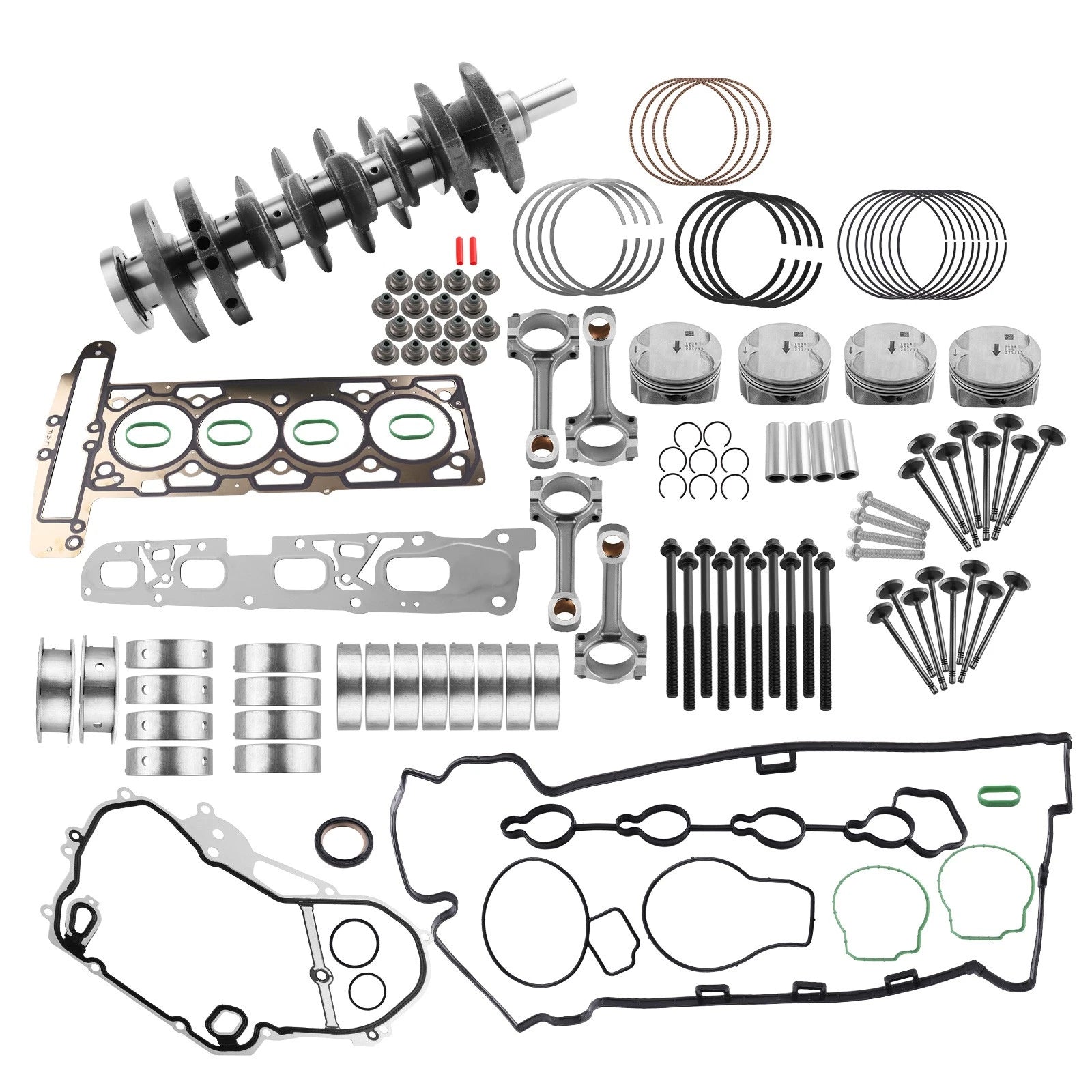2.4L Engine Rebuild Overhaul Kit for Chevy