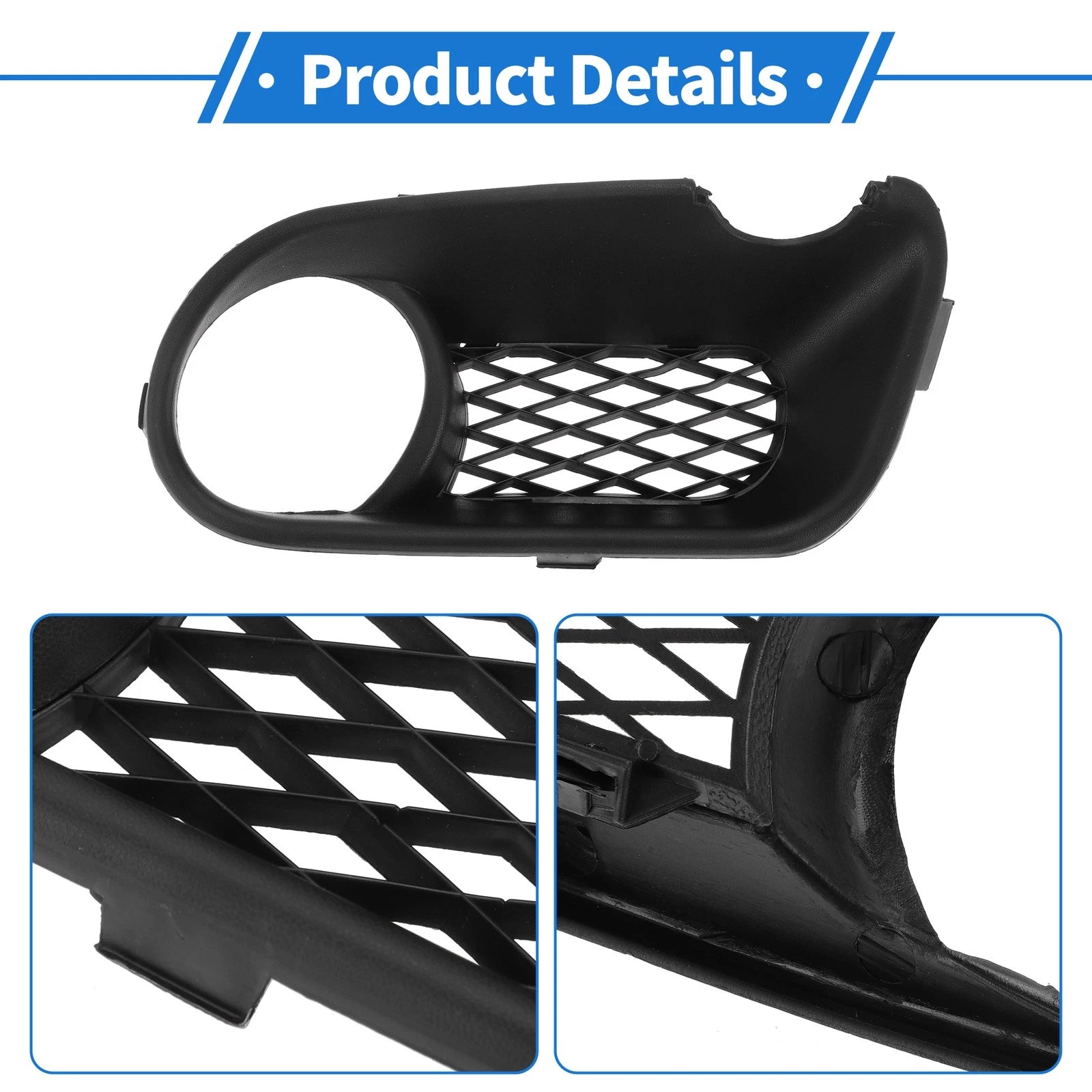 1 Pc Fog Light Grill for Volkswagen Touareg (2003–2007) No. 7L6853664F