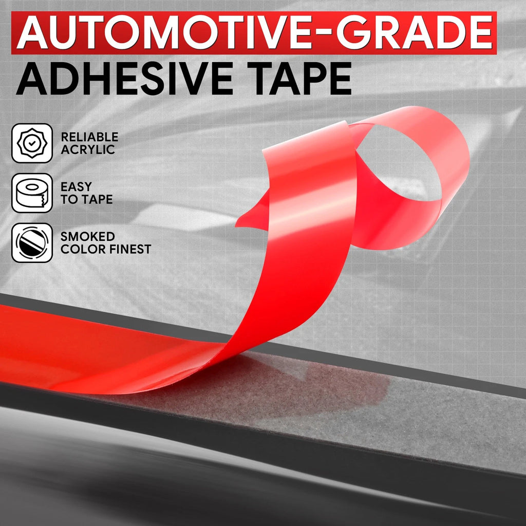 Set of 2 Window Visors for Ford Ranger Mazda B2300 (1993–2011) 3M Adhesive