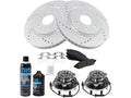 Front Brake Pad, Rotor & Wheel Hub Kit for Suzuki Equator (2009–2012) MV827YJ