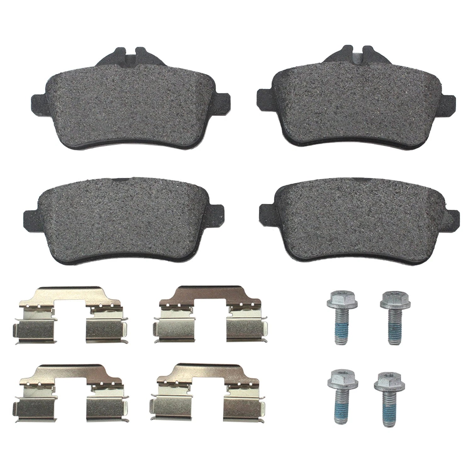 Set of 4 Hella Rear Low-Met Disc Brake Pads for Mercedes X166 (2013–2019)