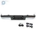 Chrome Steel Rear Bumper Assembly for Ford F150 (2009–2014) W/Sensor Holes