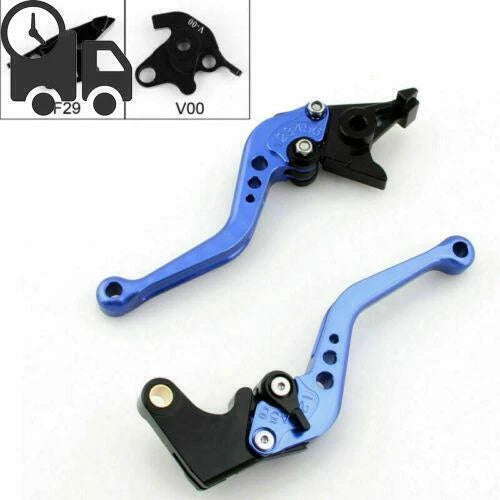 Short Brake Clutch Levers for Honda ST 1300 (2008–2012) Blue B1
