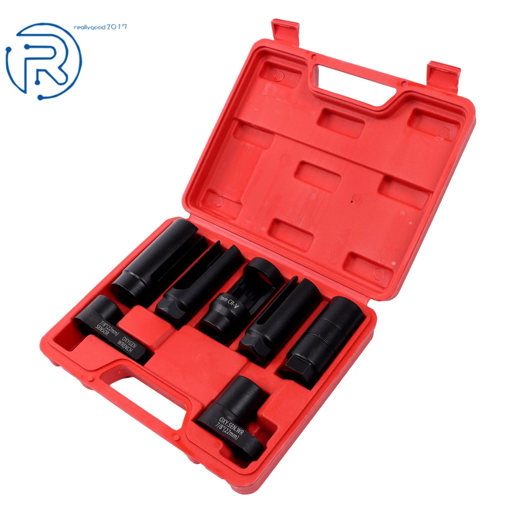 Set of 7 O2 Oxygen Sensors & Oil Pressure Sending Unit Sockets for