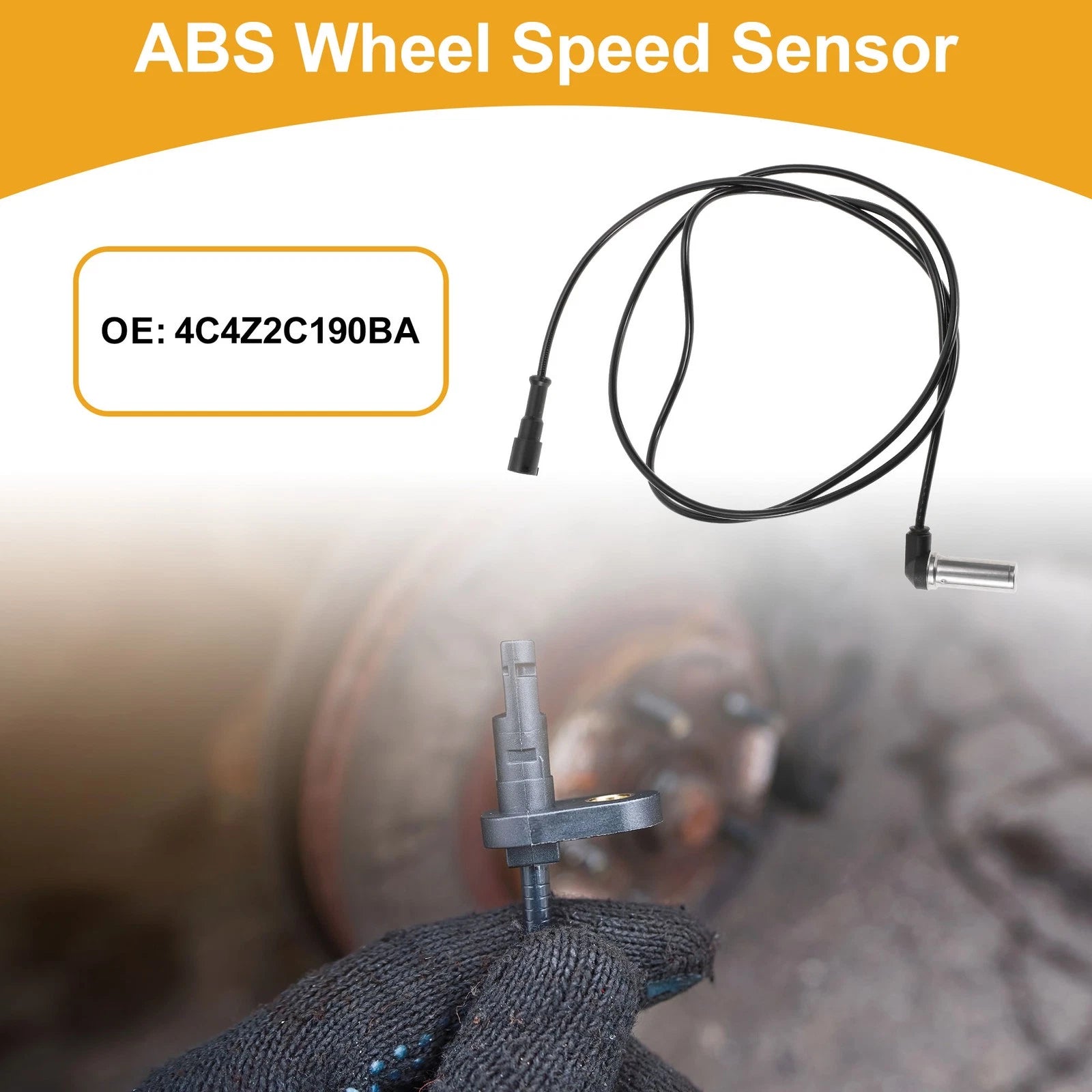 ABS Wheel Speed Sensor No. 4C4Z2C190BA for Ford F-650/F-750 (2000–2023)