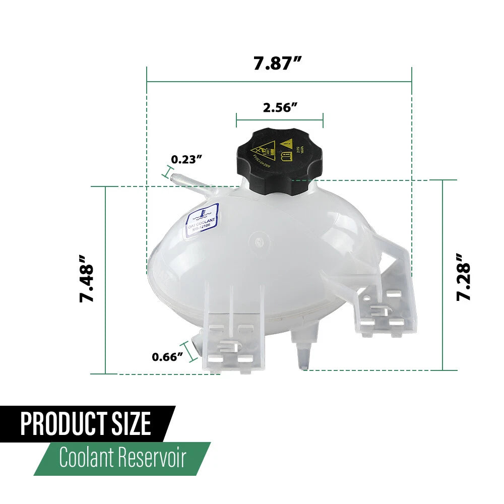 Coolant Reservoir Expansion Tank for Jeep Compass (2017–2022)