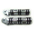 Chrome Edge Cut Footpegs for Triumph Bonneville America (2002–2014)