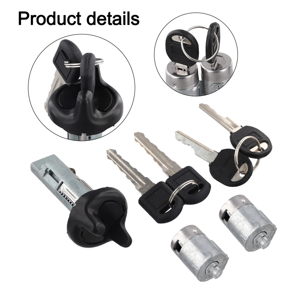 Door Lock Key Set for Chevy GMC Vehicles (702671, 702674)