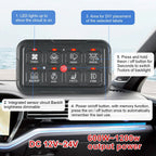8 Gang LED Switch Panel Kit for Off-Road Vehicles