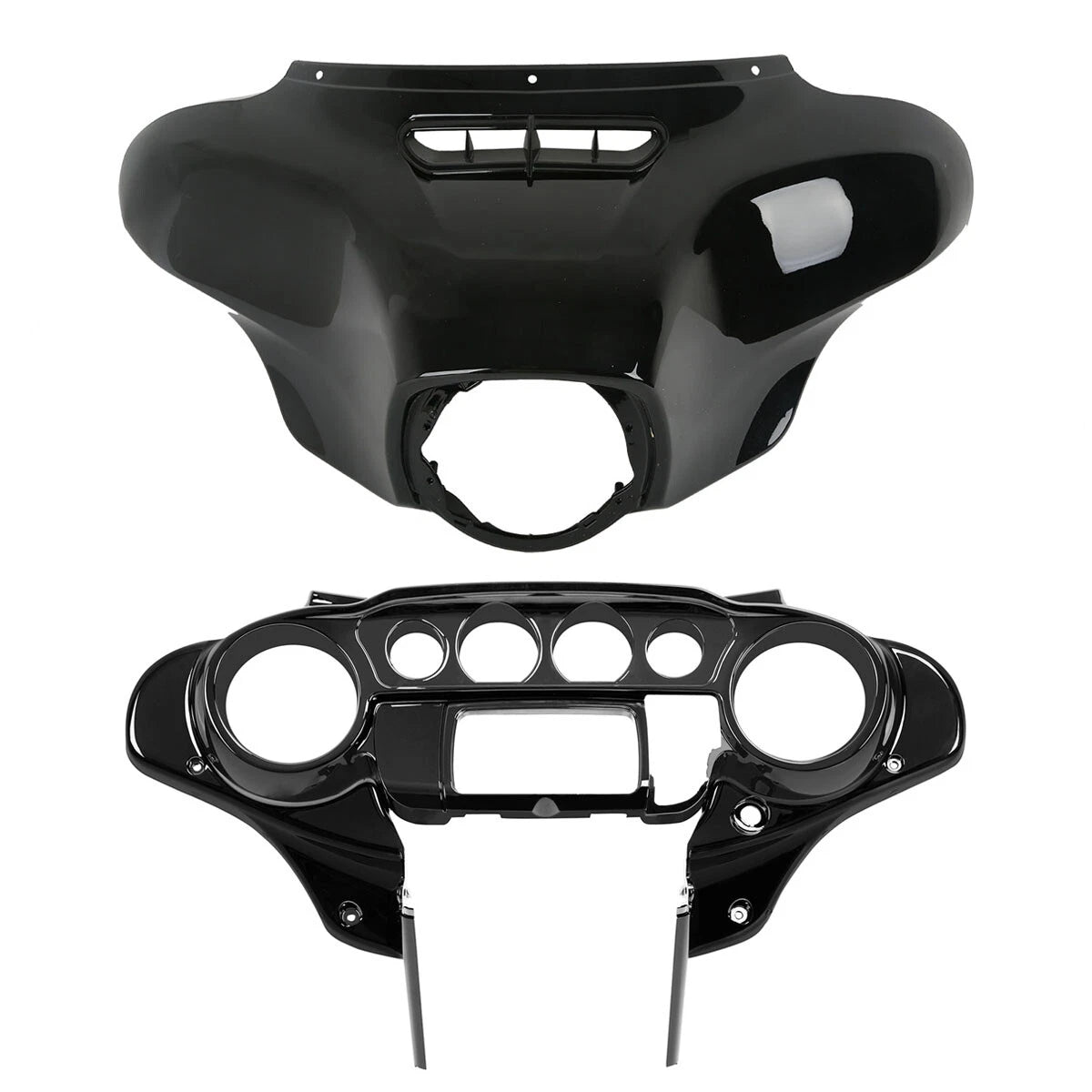 Batwing Outer & Inner Fairings for Harley Street Glide (2014–2024) - Vivid Black