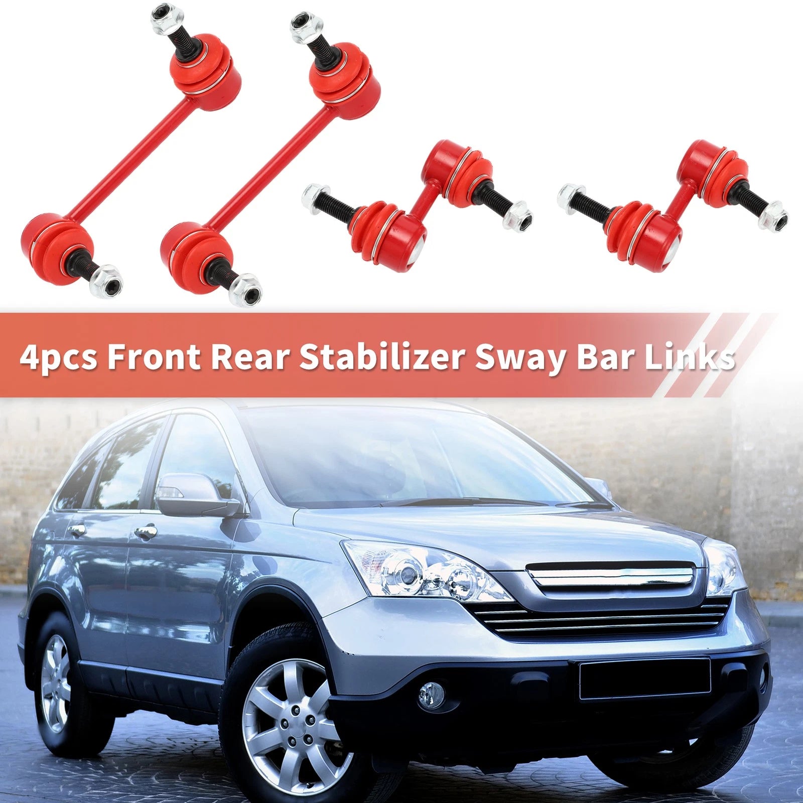 Set of 4 Stabilizer Sway Bar Links for Honda CR-V (1997–2001)