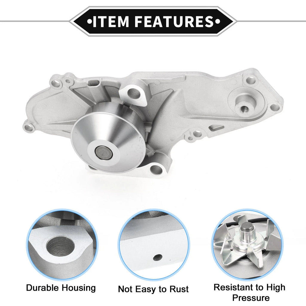 Water Pump for Honda Accord V6 3.0L (2003–2007) No. 19200RDVJ01/19200RCAA01