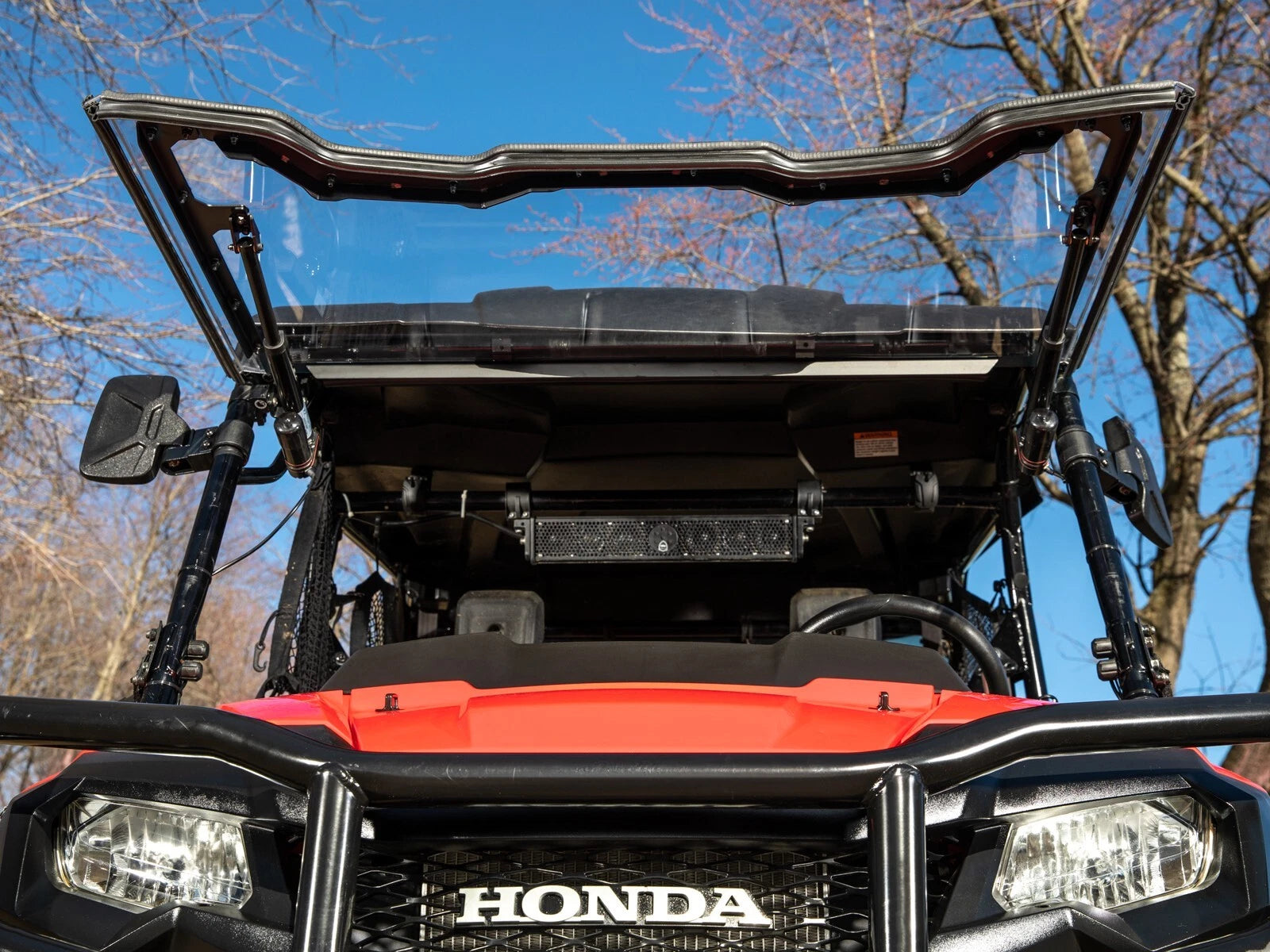 Maxdrive Power Flip Windshield for Honda Pioneer 700 (2014–2021)