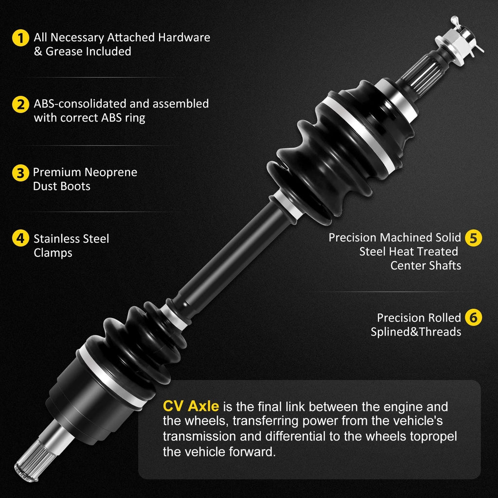 2X CV Axles for Honda Foreman Rubicon 500 650 680 (2005–2007)