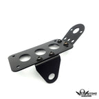 Black Metal License Plate Frame for Motorcycle