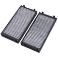 2Pcs Activated Carbon Cabin Air Filter for BMW X5 X6 (2007–2019)