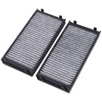 2Pcs Activated Carbon Cabin Air Filter for BMW X5 X6 (2007–2019)