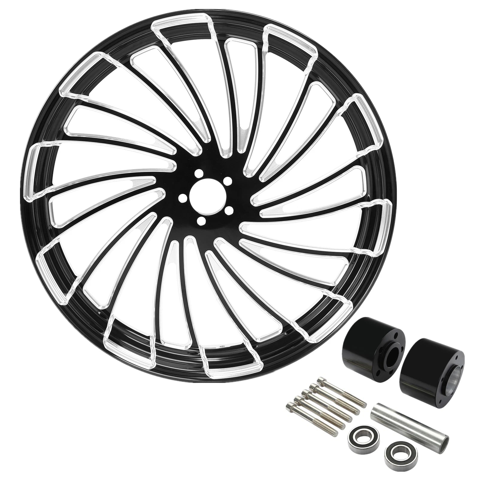 32" Front Wheel Rim Dual Disc Hub for Harley Touring Street Glide (1997–2021)