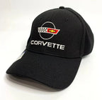 Flexfit Hat Cap Black Style for Chevy Corvette C4 (1984–1996)