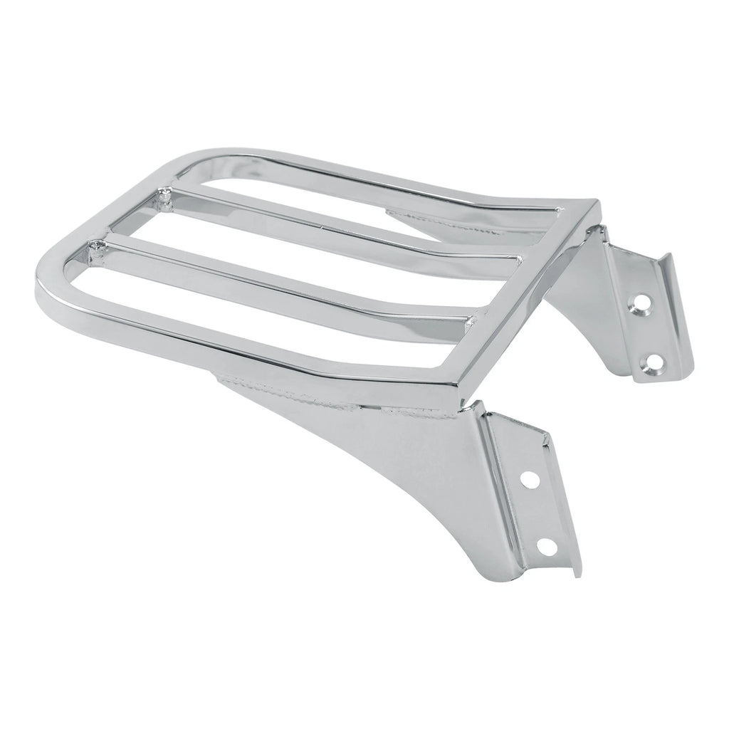 Chrome Sissy Bar Backrest Luggage Rack for Harley Sportster Dyna Softail