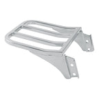 Chrome Sissy Bar Backrest Luggage Rack for Harley Sportster Dyna Softail